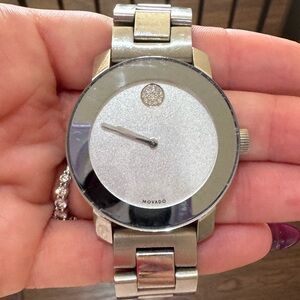 Movado Bold Silver Watch